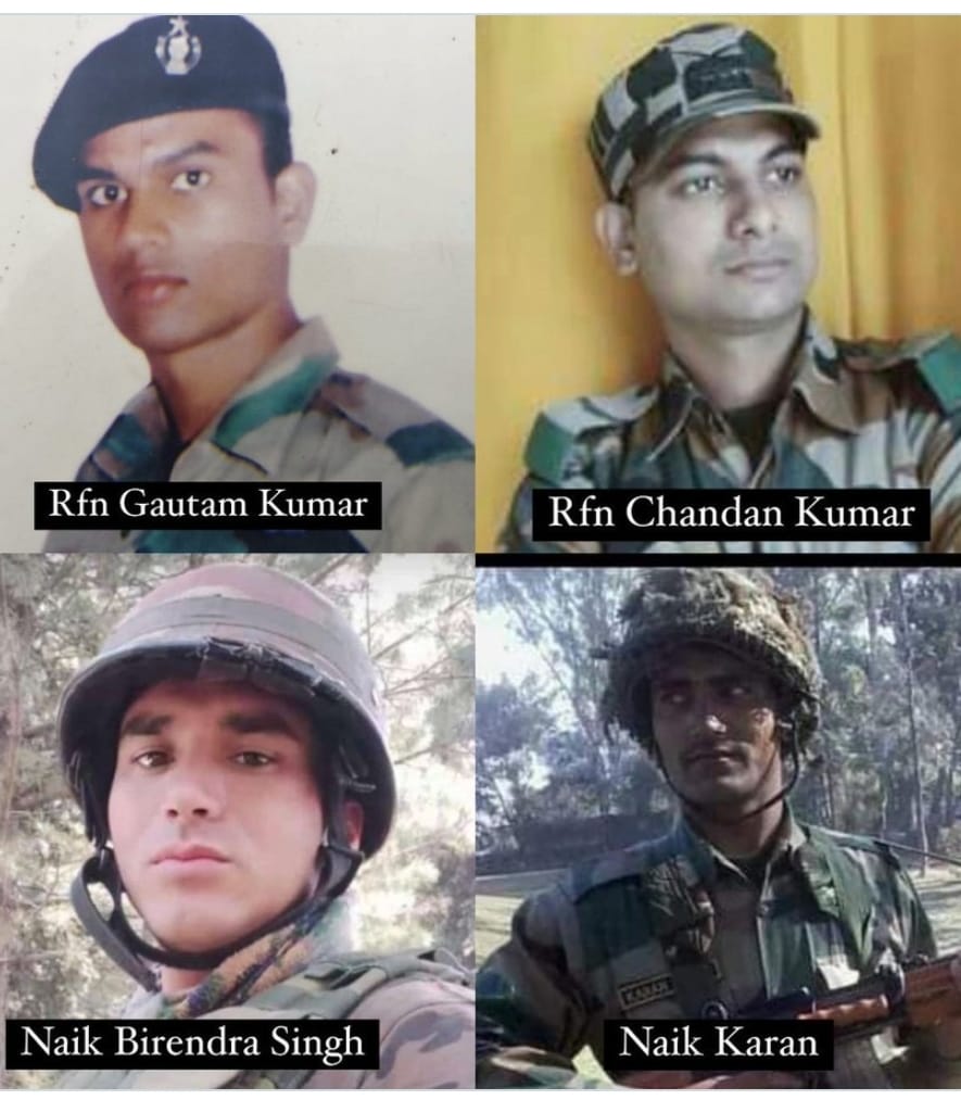 Poonch terror attack: Wreath-laying ceremony of 4 soldiers held at Rajouri