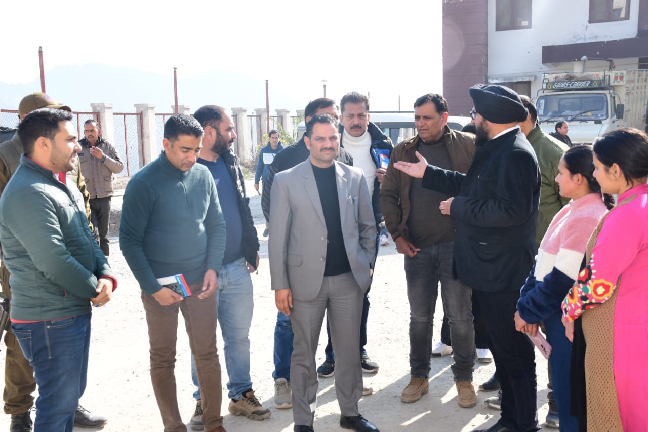Deputy Commissioner inspects progress on developmental projects in Rajouri District