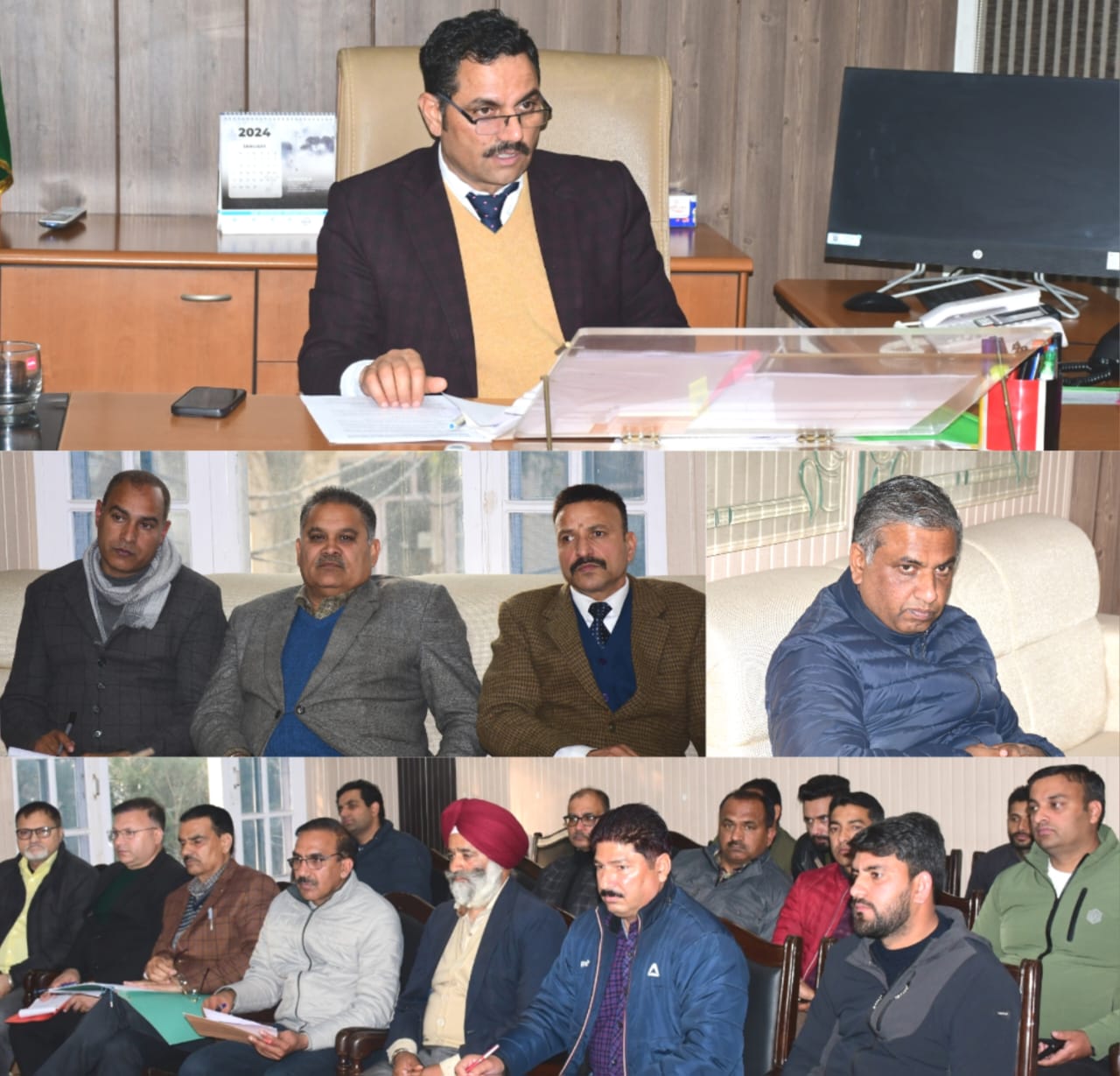 DC Rajouri reviews Assured Minimum Facilities (AMF) in Polling Stations