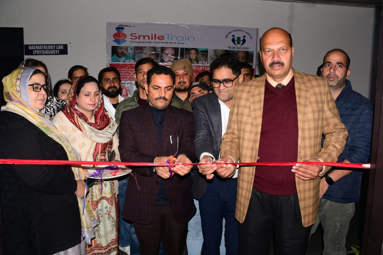 DC Inaugurates Smile Train cleft Lip & Palate Screening Cum Awareness Drive at GMC Rajouri