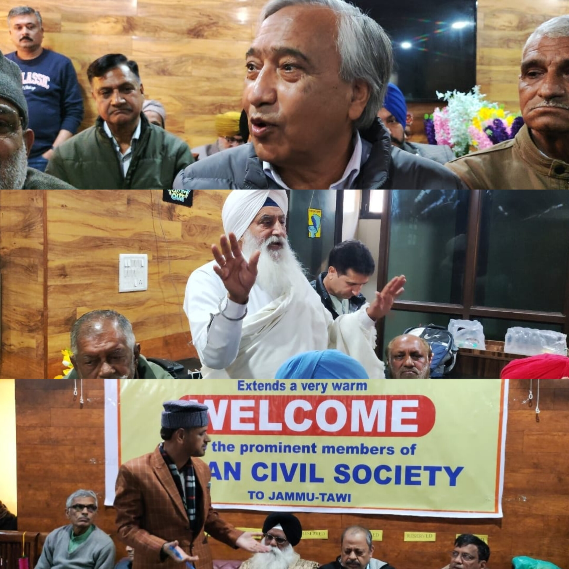 UPA hosts an interaction program with Indian Civil Society at Jammu.