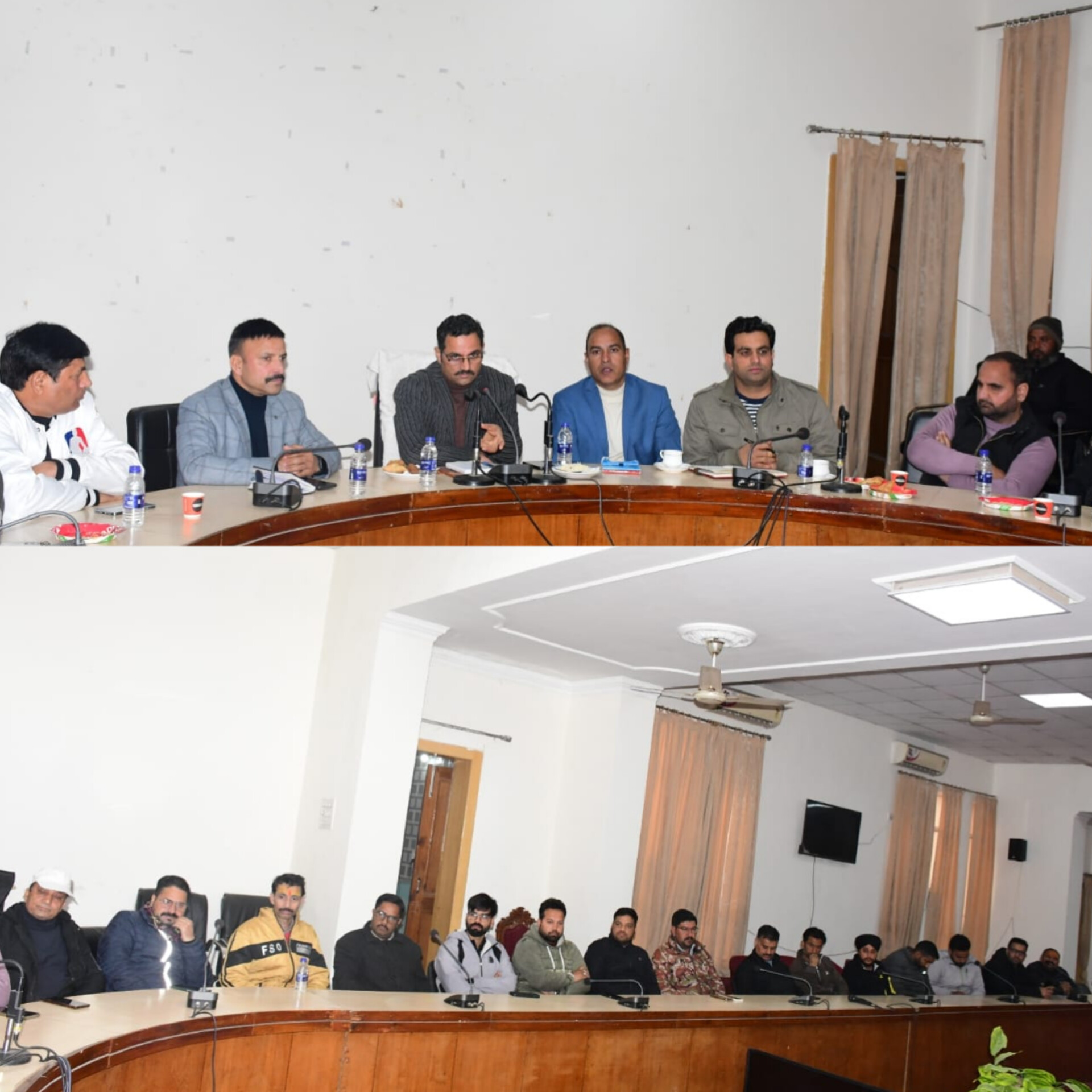 Deputy Commissioner Rajouri interacts with media persons .Media persons provide fact-based reports, pertaining to public interest ; O P Bhagat