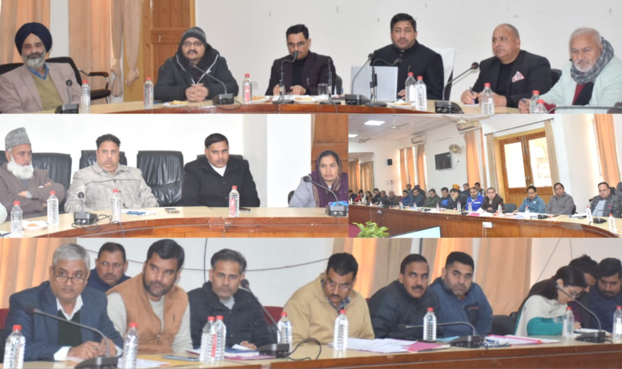 DDC Chairman reviews developmental scenario in District Rajouri