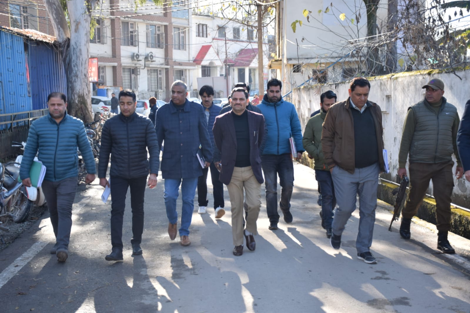 Deputy Commissioner Rajouri inspects proposed site for Mini Secretariat building