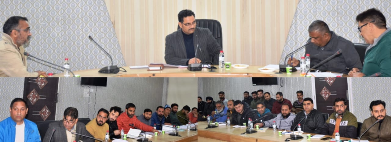 Deputy Commissioner Rajouri reviews progress of work on PMGSY Projects
