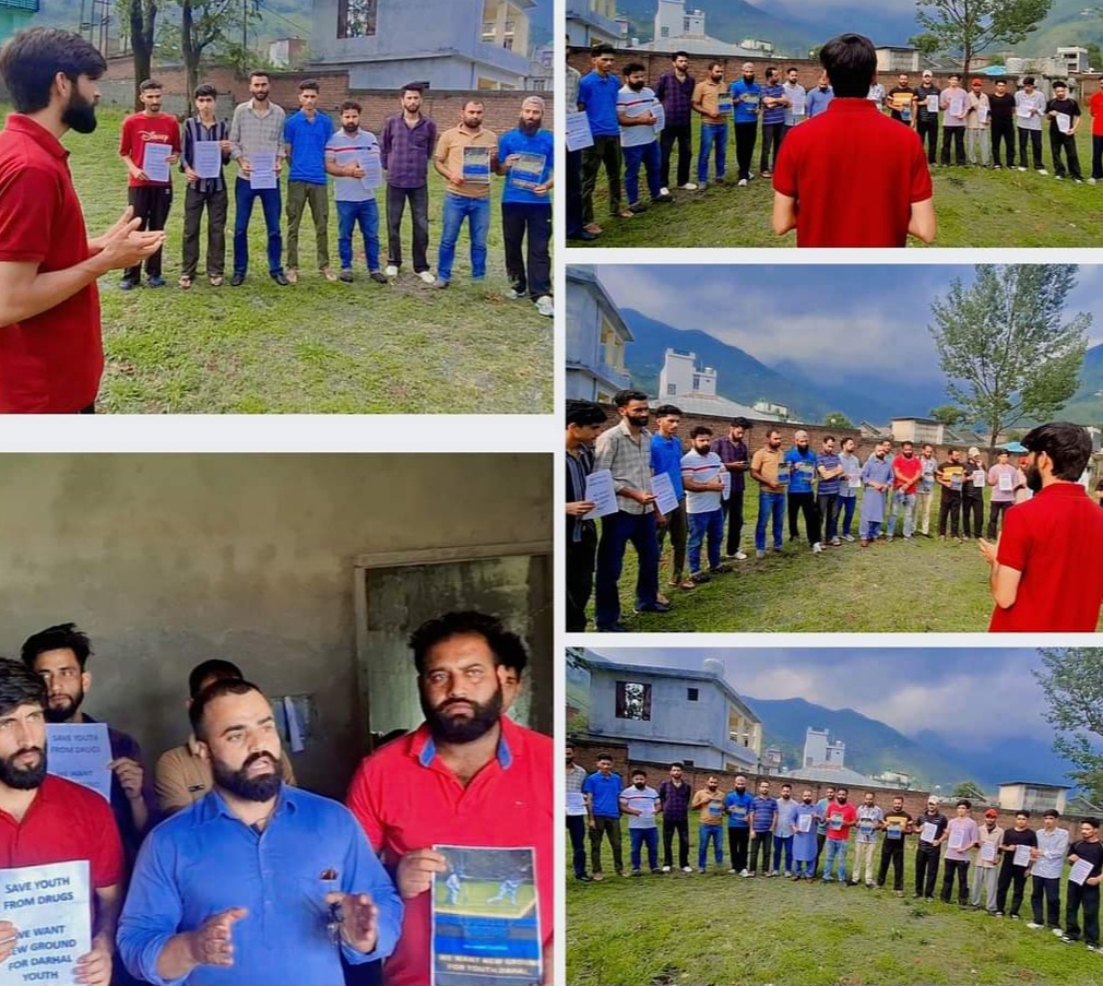 Darhal Youth Unites Against Drug Abuse, New Ground for Community Empowerment Demanded.