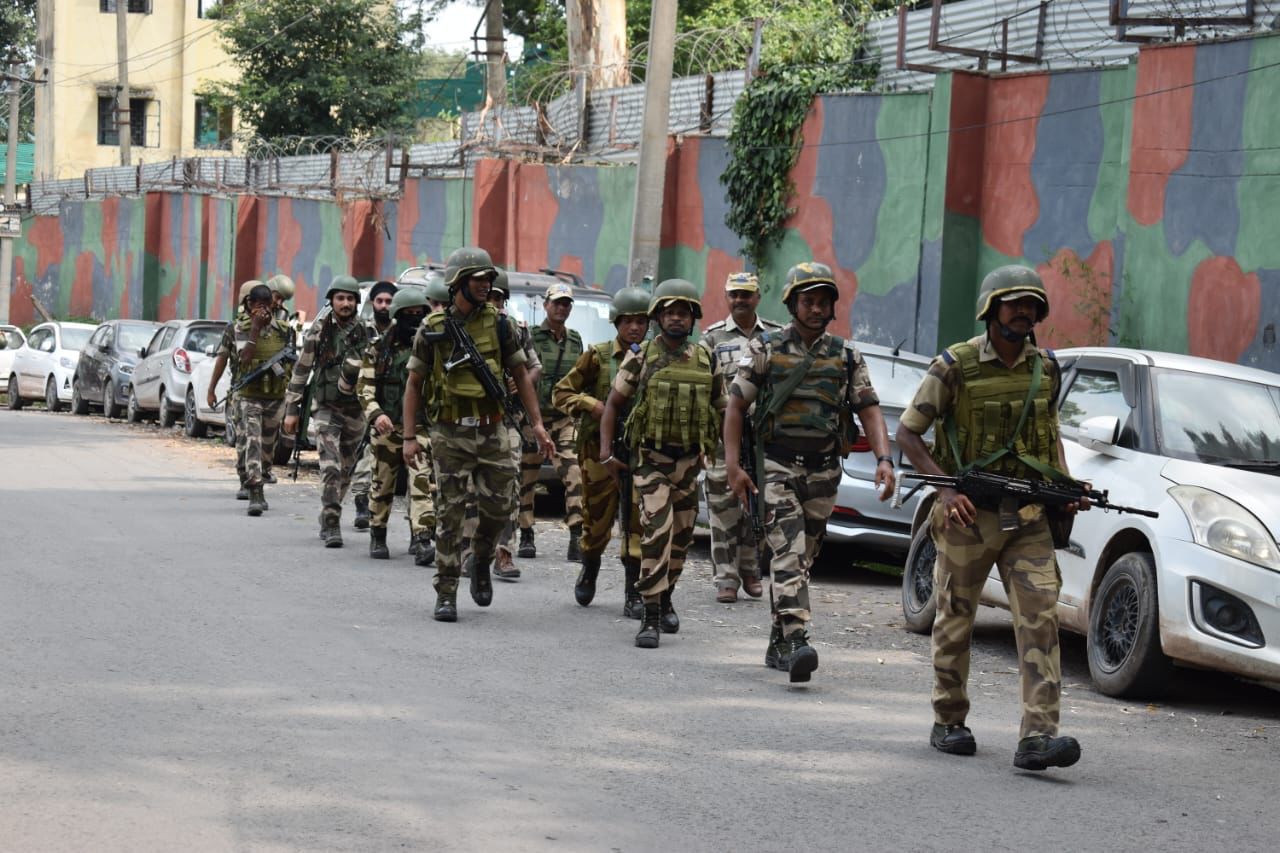 Area Domination Route March carried out in Rajouri