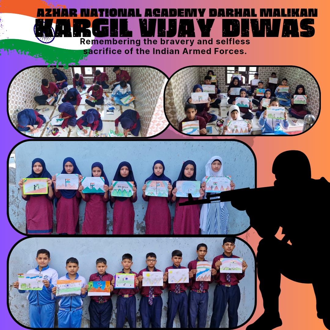 Azhar National Academy Celebrates Kargil Vijay Diwas with Patriotic Fervor
