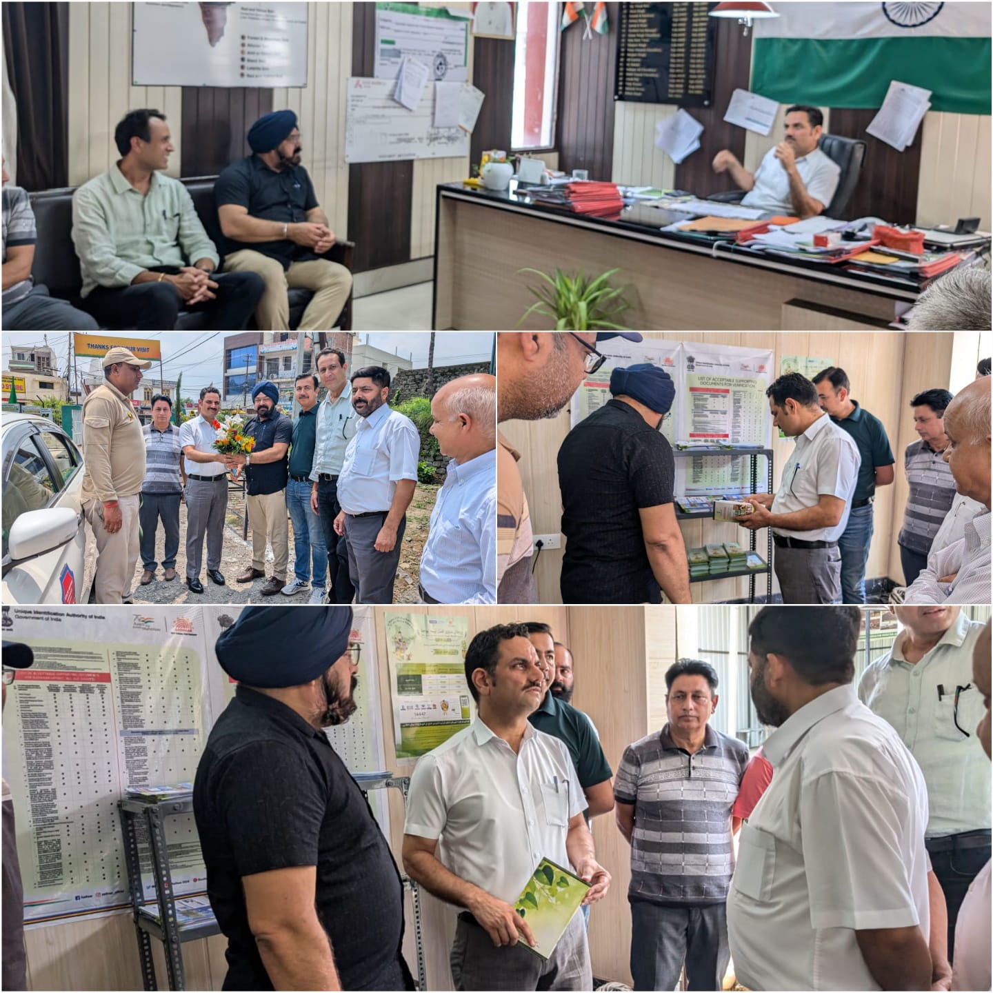 DC Rajouri visits Chief Agriculture Office; reviews implementation of departmental schemes & launch of Kissan Khidmat Ghar under HADP