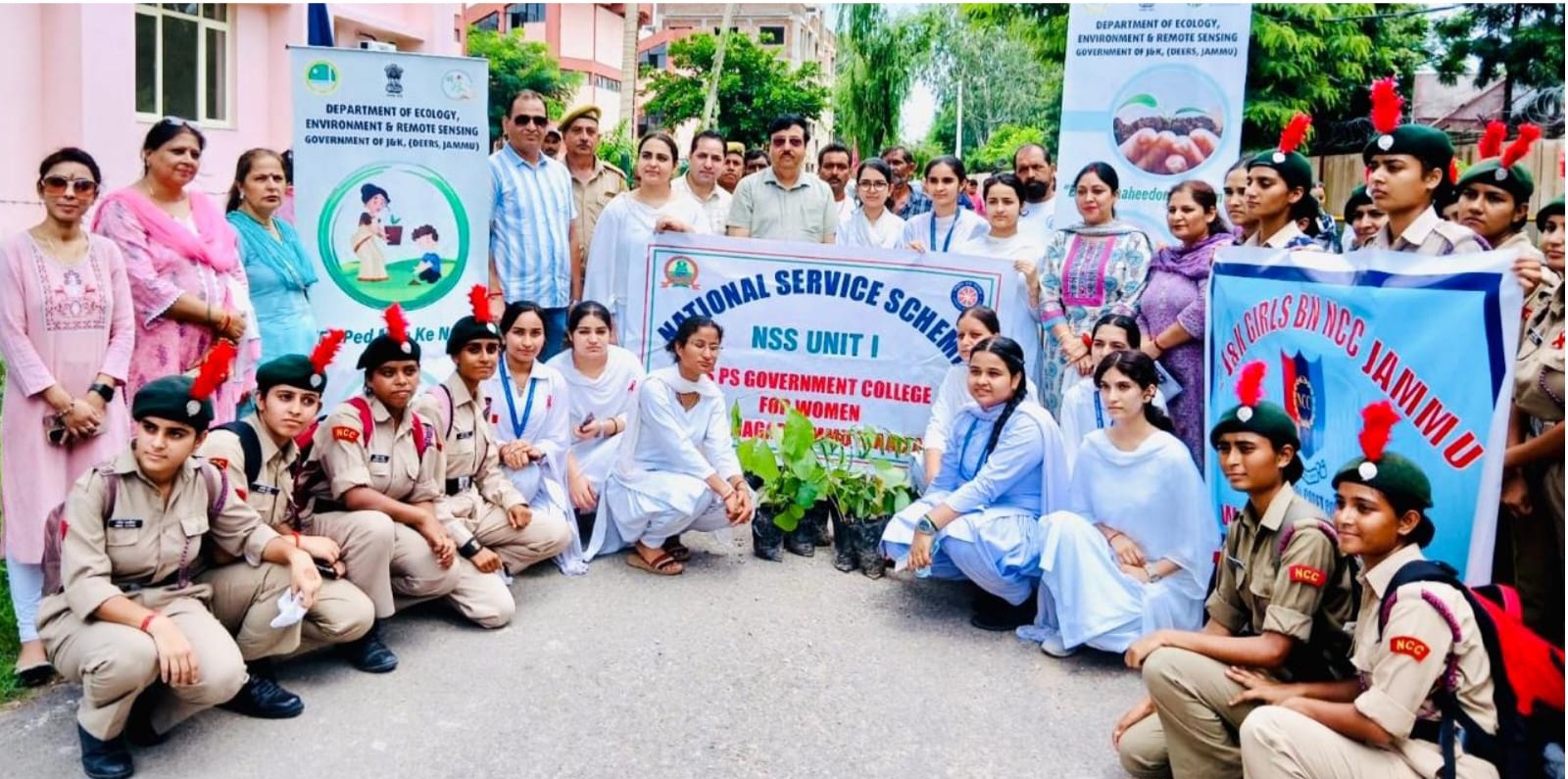 NCC Cadets and NSS Volunteers Lead ‘Plant for Mother’ Ek Ped Maa ke Naam Ek Ped Shaheed Ke Naam 