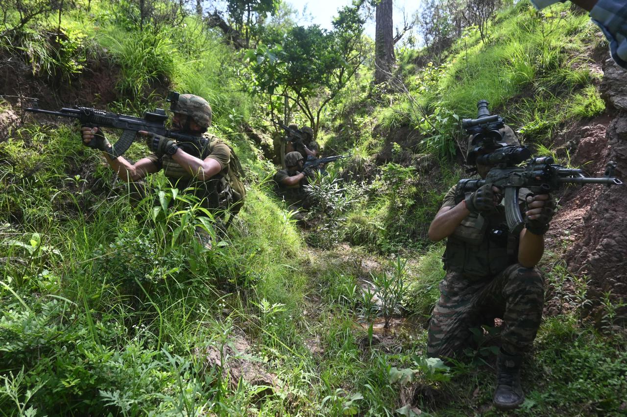Op ASSAR: Army claimed exchange of fire with terrorists in Patnitop forest.