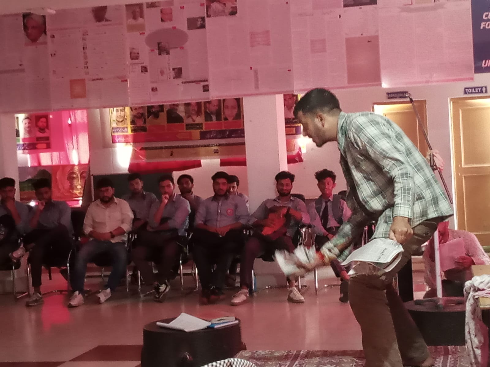 Rangmanch Rajouri staged new full length solo play PAAGAL KI DIARY at Himalayan College of Education Rajouri