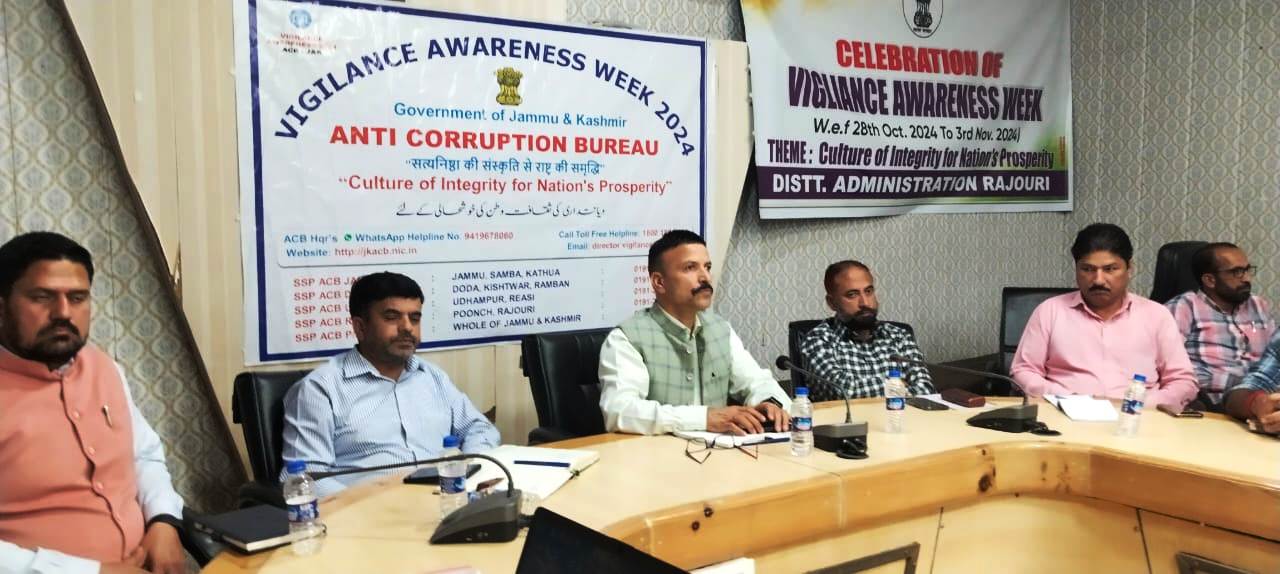 Rajouri Admin conducts online Vigilance Awareness Program to foster transparency in governance