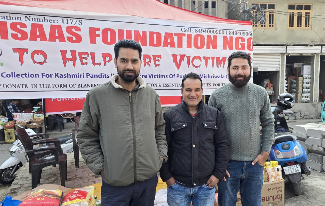“Ehsaas Foundation extends lifeline to Purkhoo fire victims, Bringing aid and hope to displaced Families”