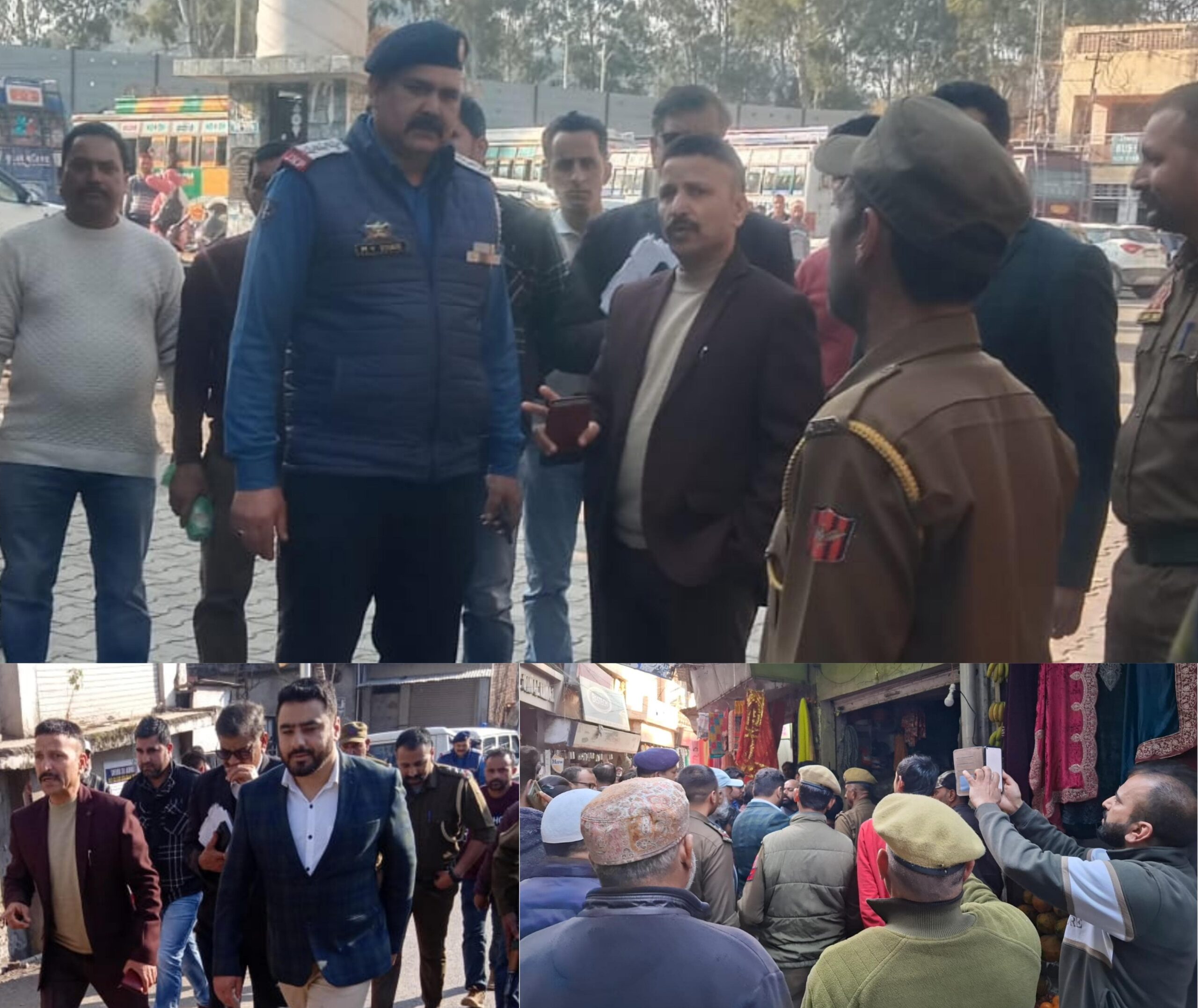 Measures taken to ease traffic congestion in main market of Rajouri Town