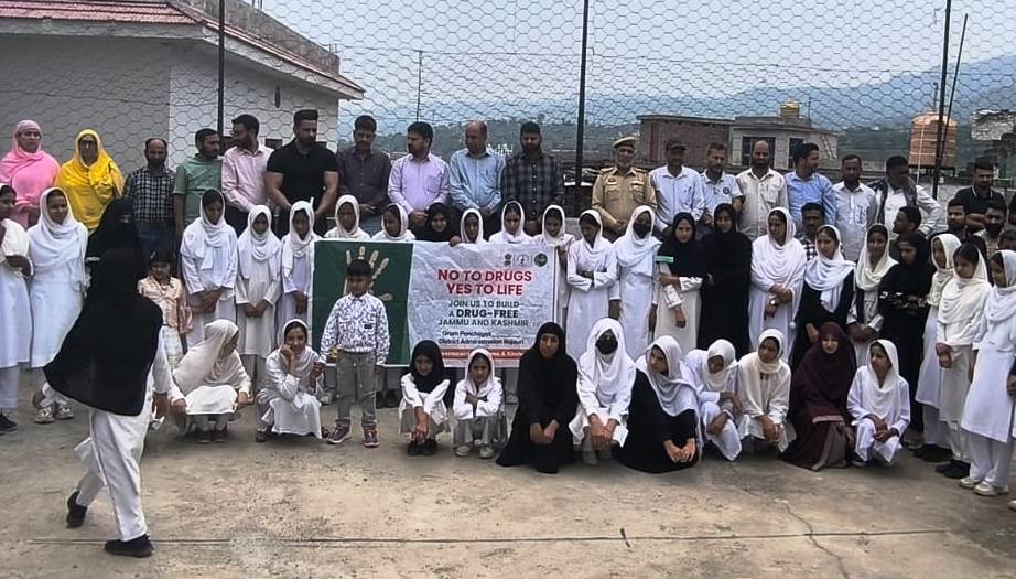 Anti-Drug awareness camps held across Rajouri District amid massive public participation