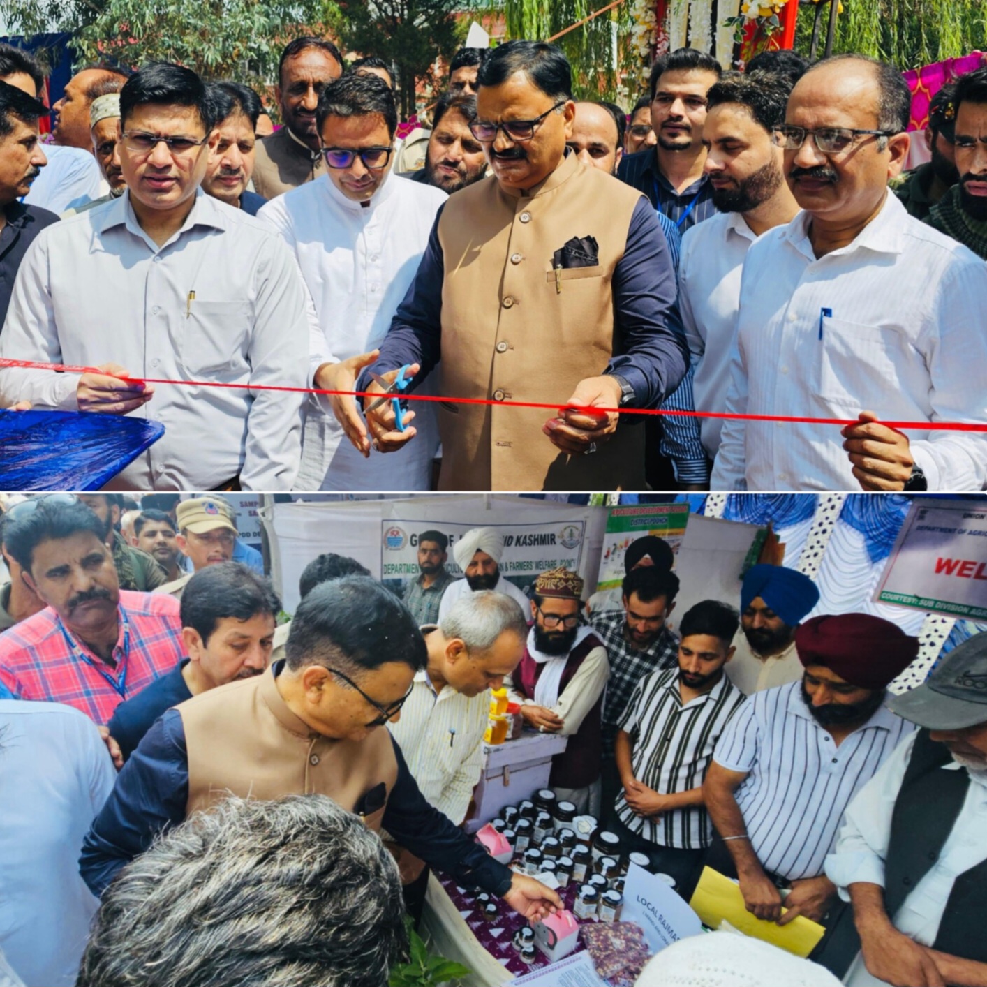 Javed Rana launches Akaanksha Haat in Poonch