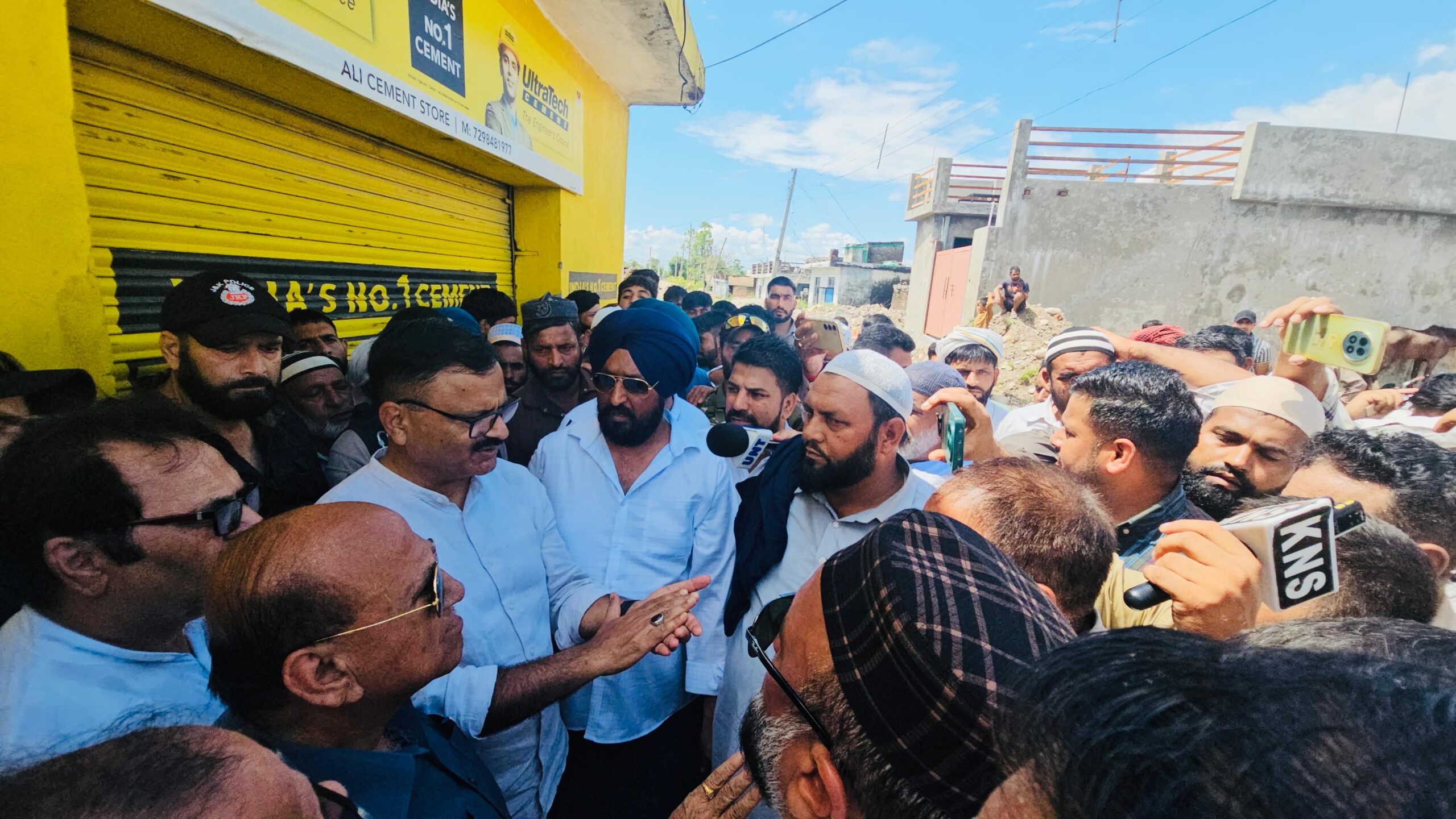 Minister Javed Rana Reviews Flood-Hit Areas of Belecharana, Nikki and Badhi Tawi