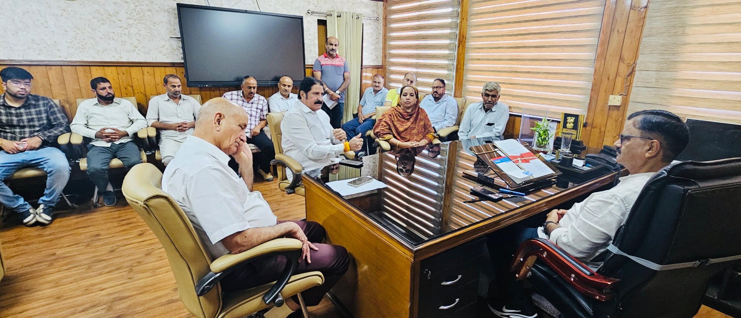 Delegations from Sidhra and Nagrota Meet Javed Rana, Seek Urgent Relief Measures