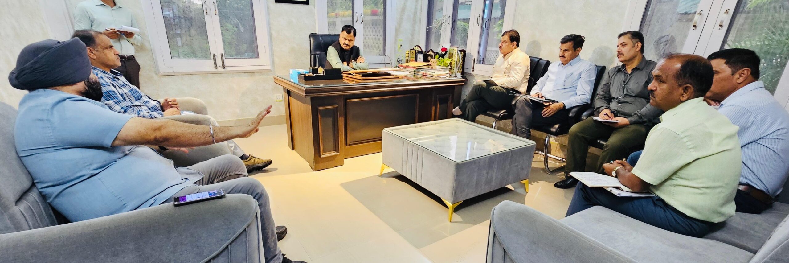 Rana Reviews Restoration Of Water Supply Infra In Jammu ; Commends engineers for restoration of Tawi Filtration Plant