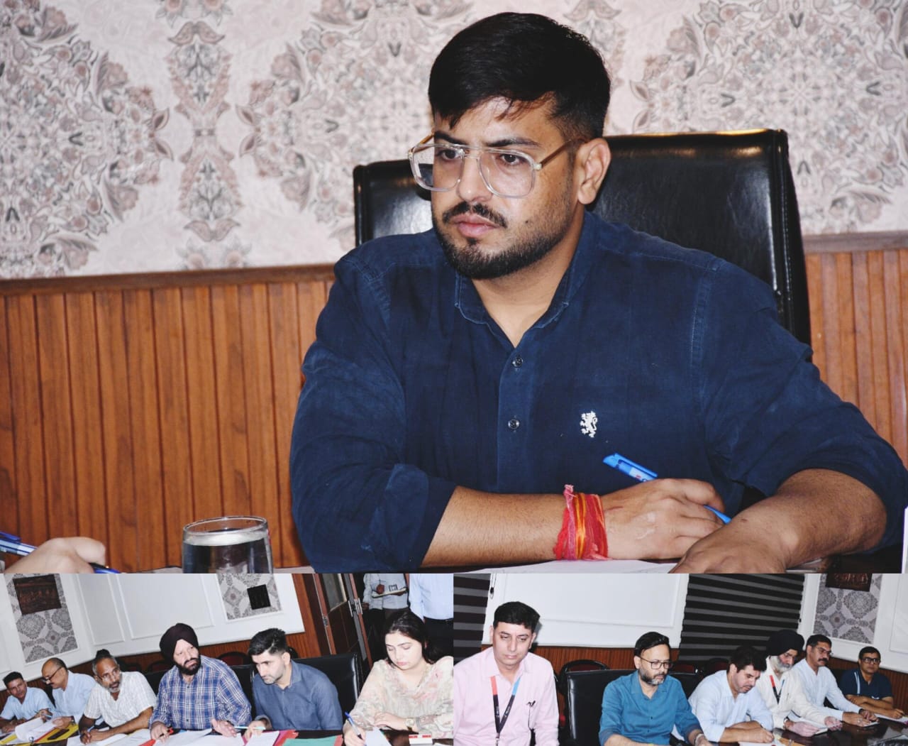 Deputy Commissioner Rajouri reviews progress under JKCIP
