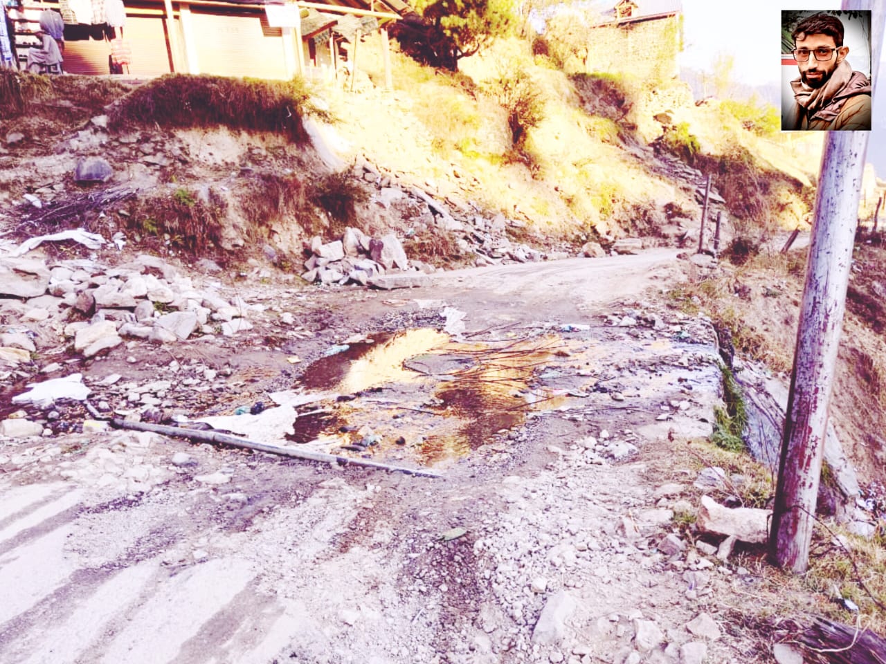 Historic Dunadi-Bunjwah Road in Kishtwar Falls Into Alarming Disrepair; Locals Warn of Highway Blockade Over Official Negligence