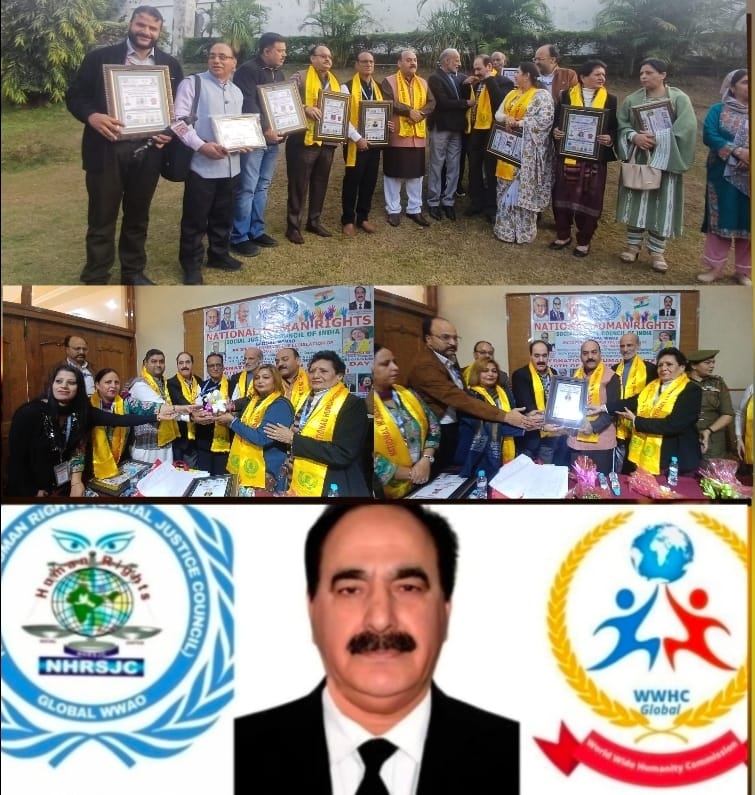 International Human Rights Day Celebrated Nationwide Under Leadership of Advocate Zargar Patnavi; Volunteers Honoured for Exceptional Service