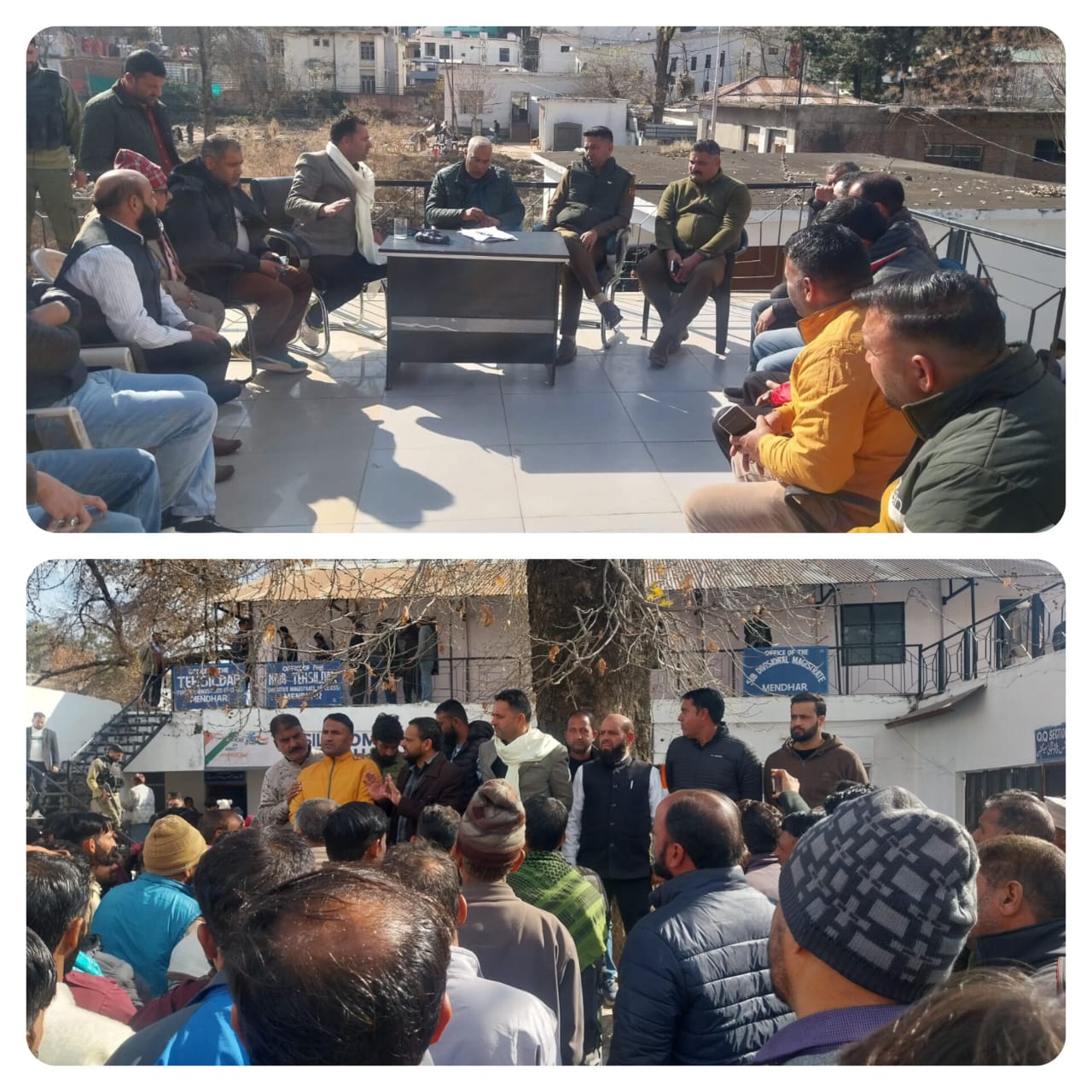 Delegation of Transport Unions Meets SDM and SDPO Mendhar Over Bus Stand Parking, Lawful Operations and Public Hardship