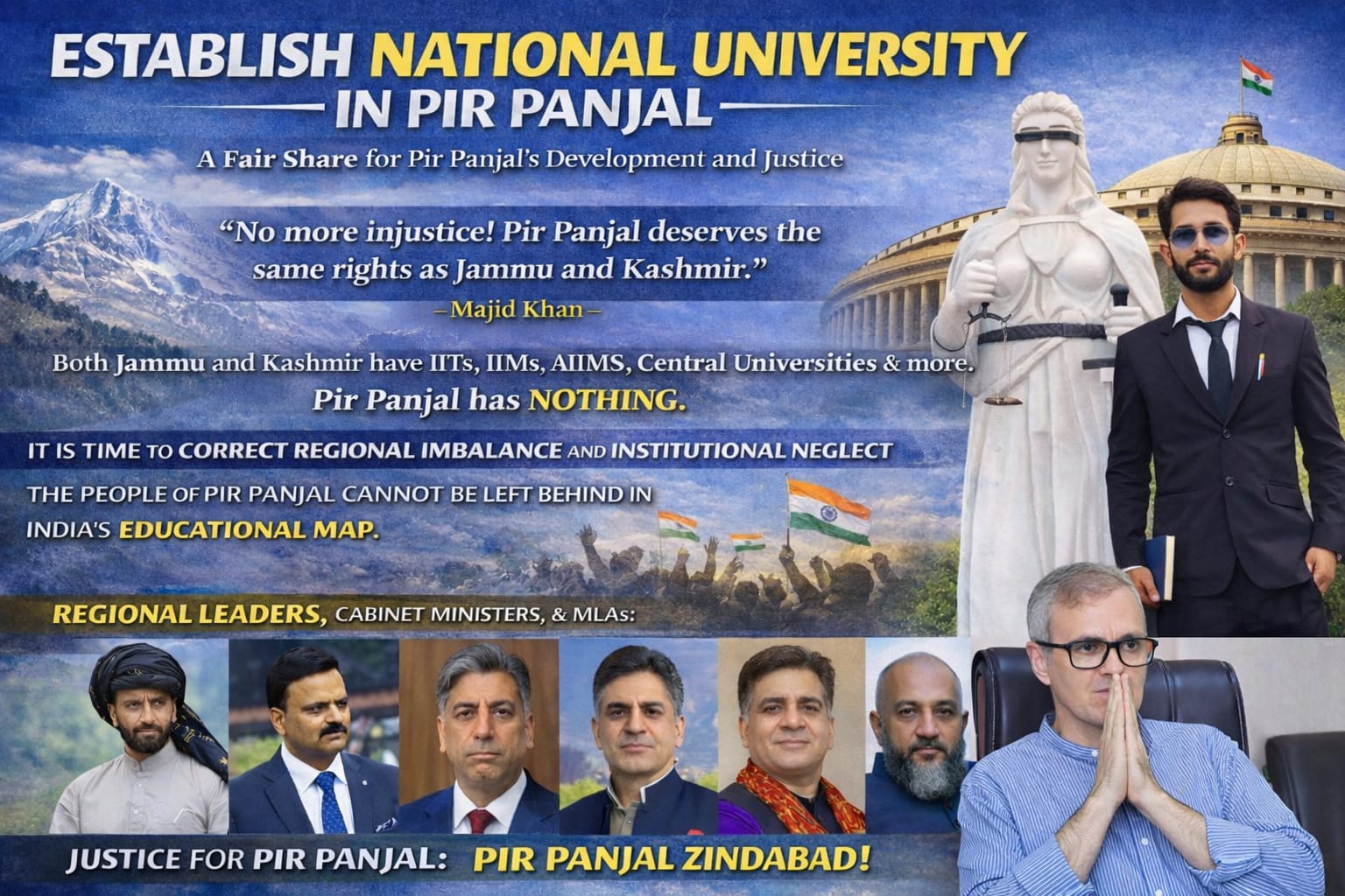 Demand for National Law University in Pir Panjal Is a Question of Equity, Justice, and Constitutional Responsibility