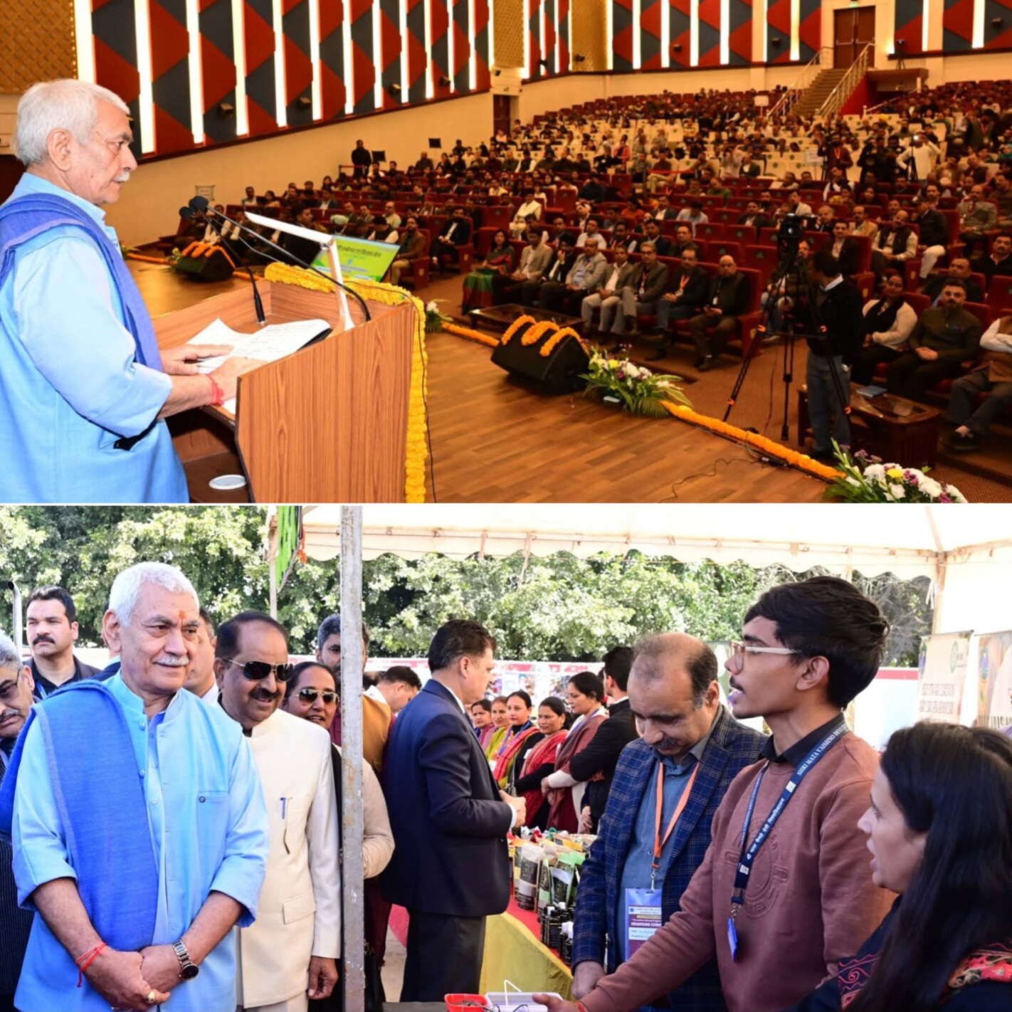 LG Manoj Sinha Inaugurates Agriculture Summit & Kisan Mela at SKUAST-Jammu, Emphasises ‘AI-Powered Advanced Agriculture’