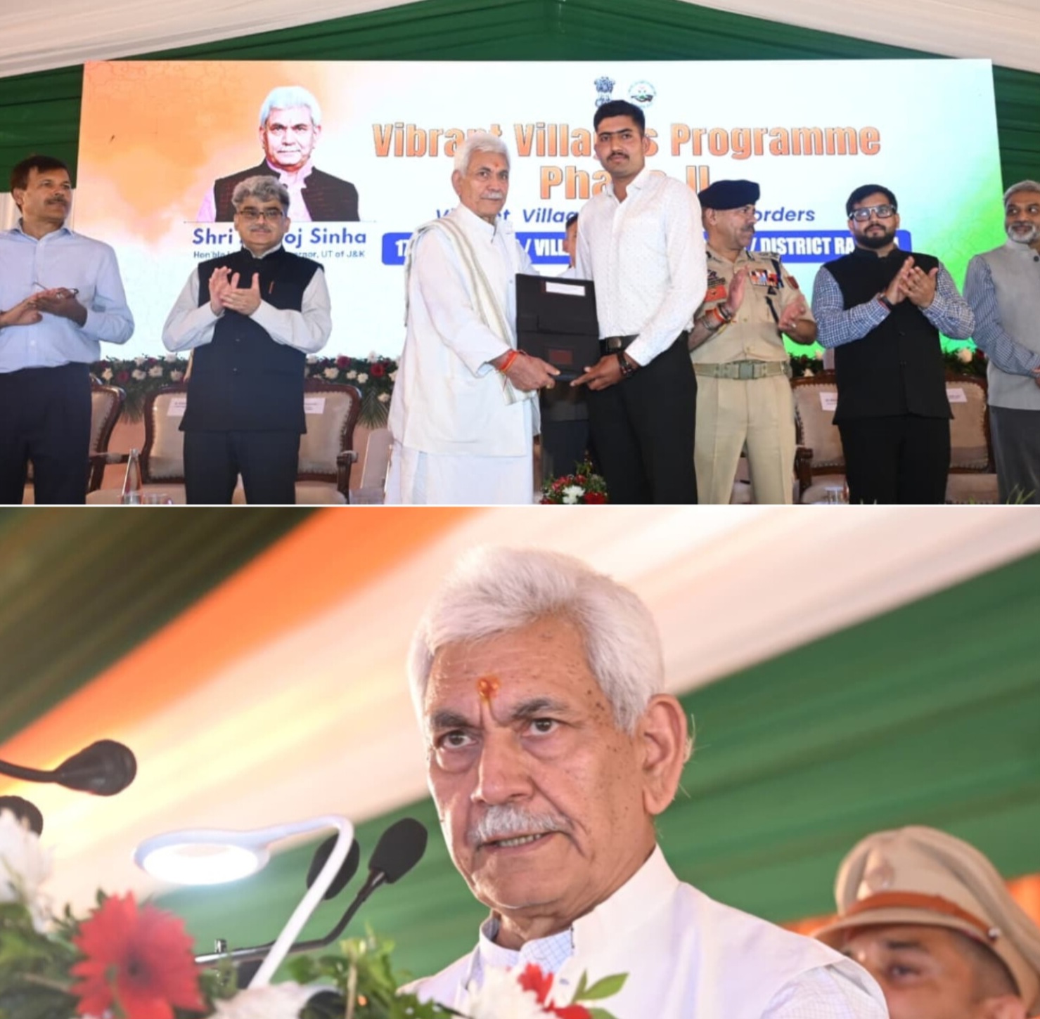 LG Manoj Sinha Flags Off Development Push in Rajouri’s Border Village Under Vibrant Villages Programme