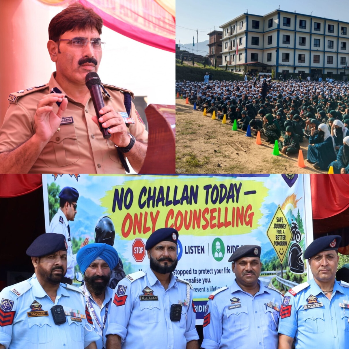 8,475 Challans, 187 Vehicles Seized as Traffic Police Rural Jammu Concludes Two-Week Drive