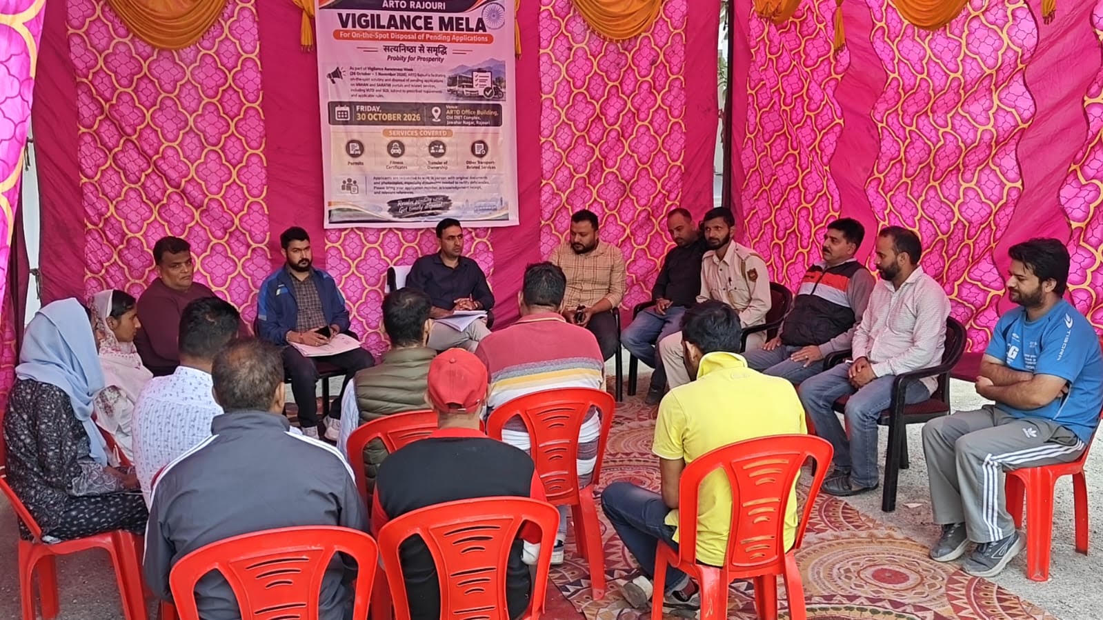 MVD Rajouri organises Vigilance Mela; Pending applications disposed of on the spot